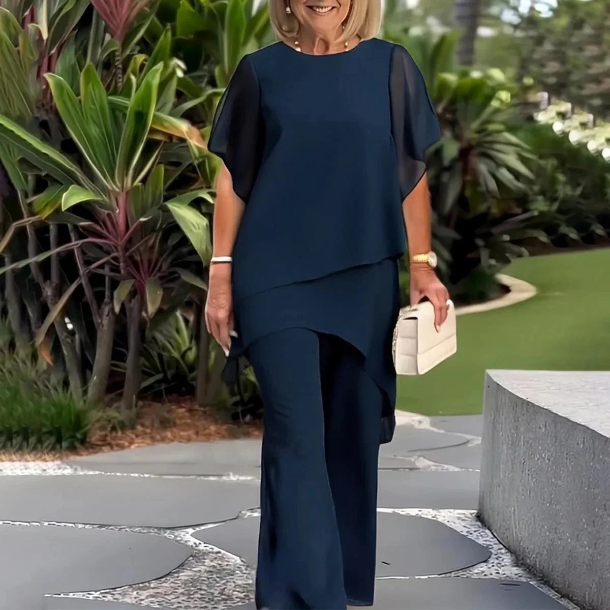 Conjunto Giorgia™ Blusa com Sobreposição