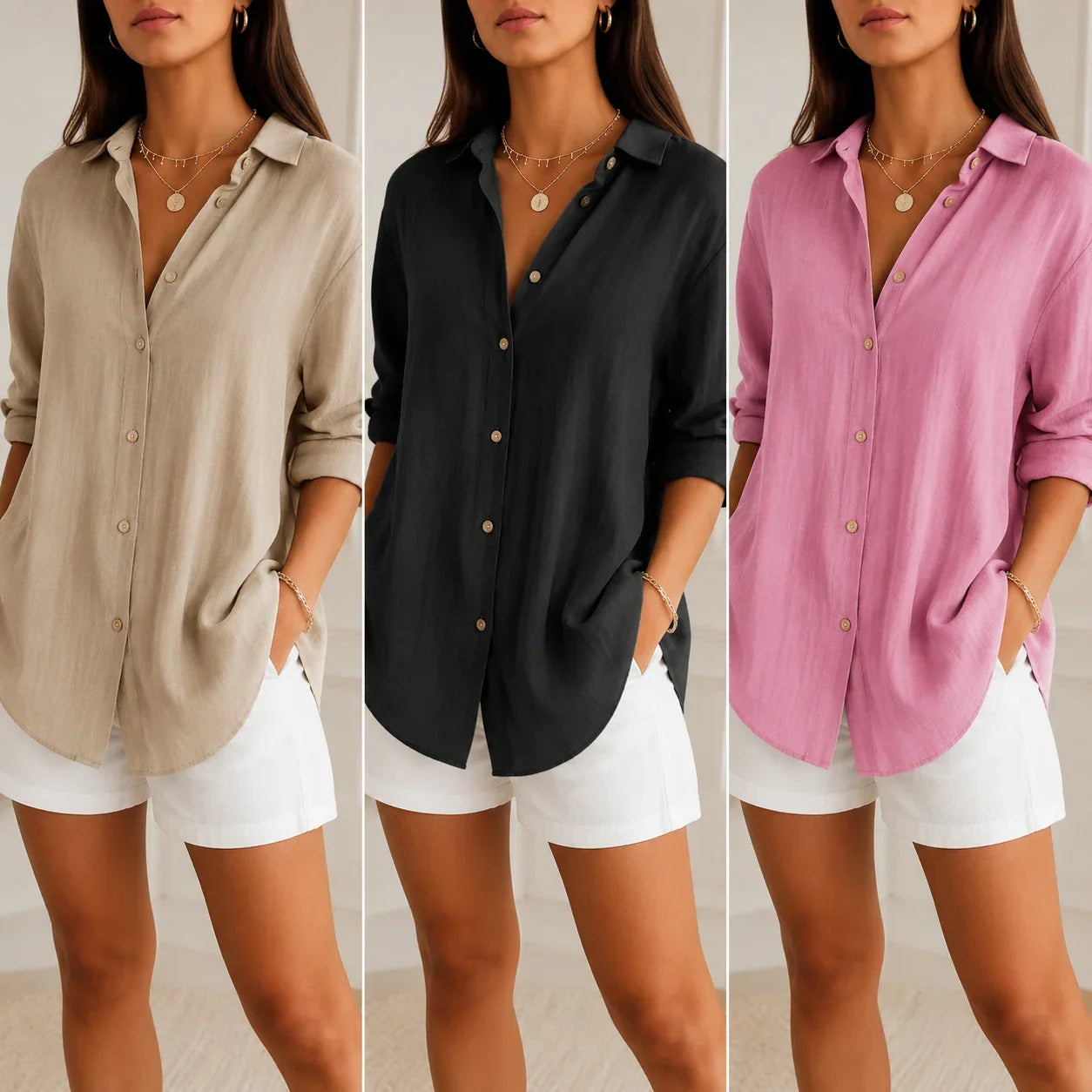 Kit 3 Camisas Cassandra™