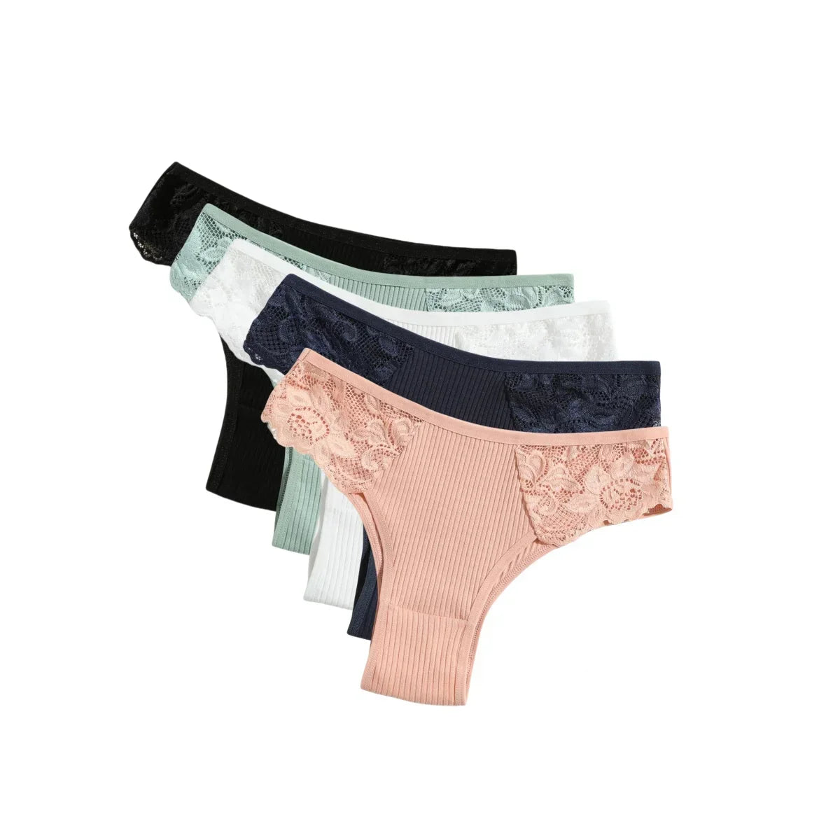 Kit 5 Calcinhas Comfort Belt® Originais - 100% Algodão