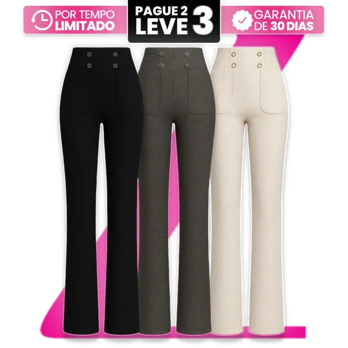 Calça Feminina Solena - Pague 2 e Leve 3