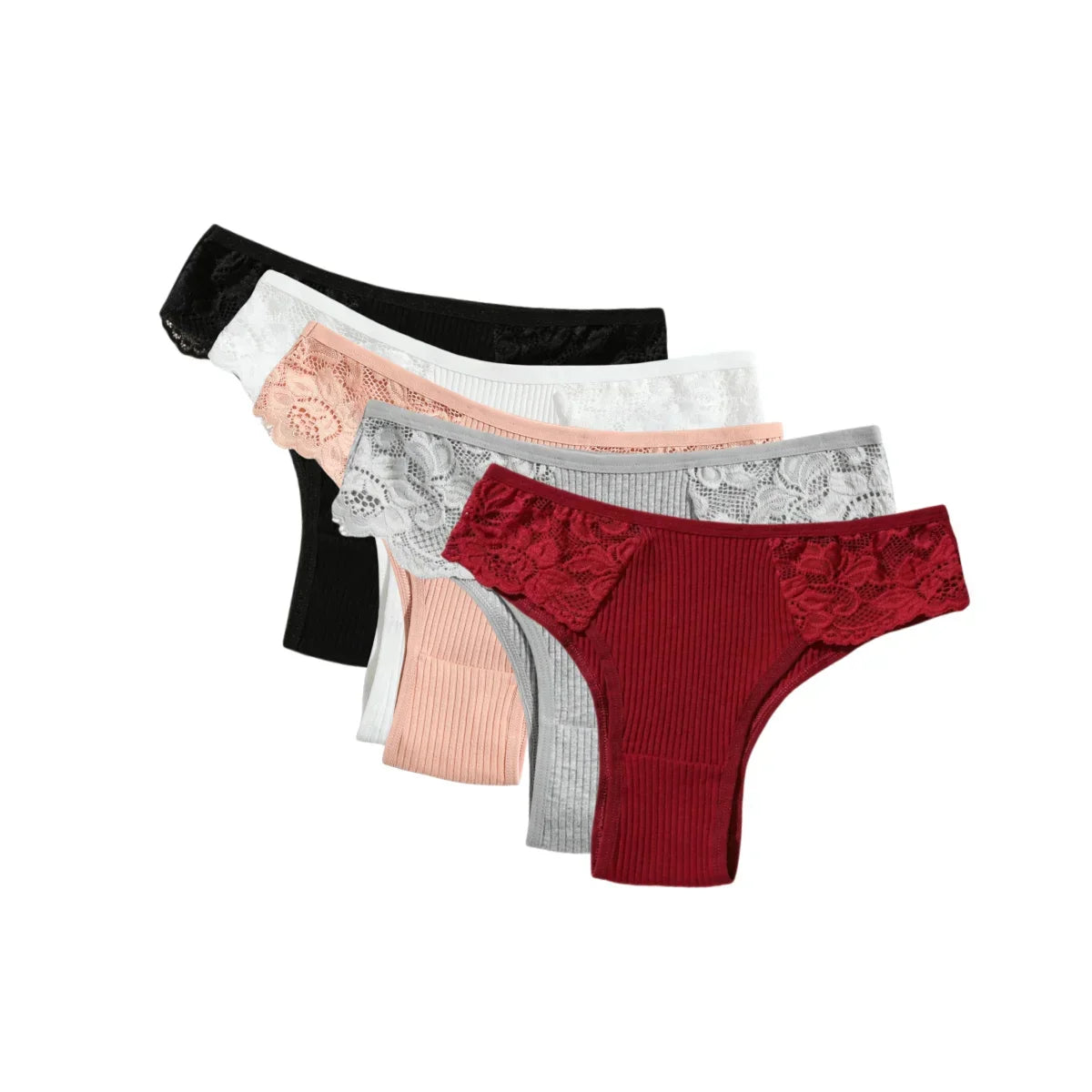 Kit 5 Calcinhas Comfort Belt® Originais - 100% Algodão