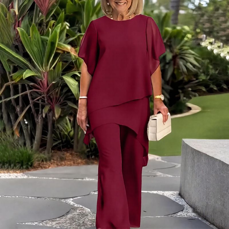 Conjunto Giorgia™ Blusa com Sobreposição