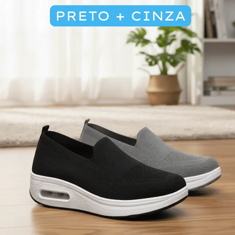 (Pague 1 Leve 2) Tênis Linha Comfort Ortopédico